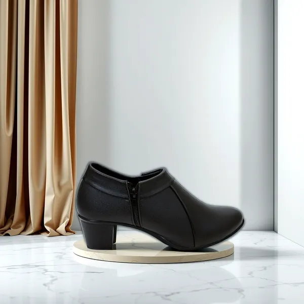 Black_Slip-On_Ankle_Boots_For_Women