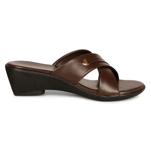 Brown_Wedge_Slippers_For_Women_|_Premium_And_Durable_Slippers_For_Everyday_Use