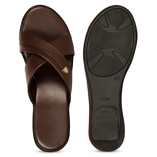 Brown_Wedge_Slippers_For_Women_|_Premium_And_Durable_Slippers_For_Everyday_Use