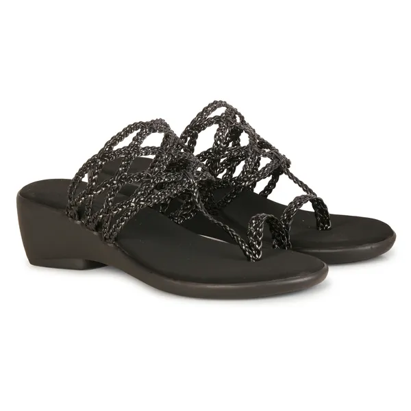 Black_Wedge_Braided_Sandals_For_Women_|_Premium_And_Durable_Sandals_For_Everyday_Use