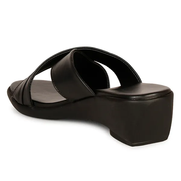 Black_Casual_Chic_Wedge_Slippers_For_Women