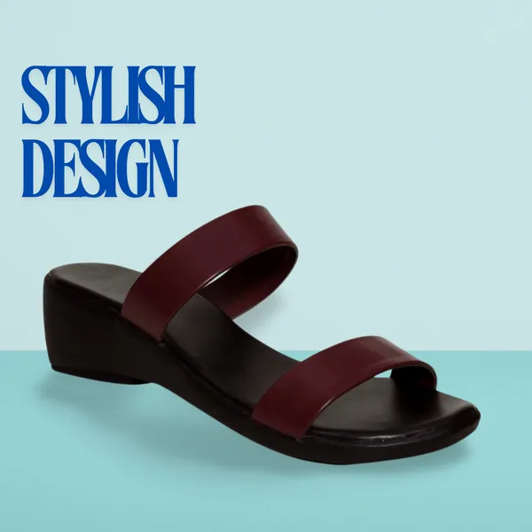 Brown_Cherry_Two-Strap_Wedge_Sandals_For_Women