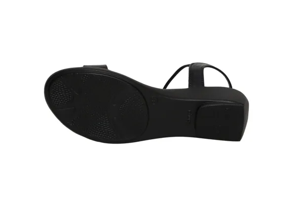 Black_Sleek_Straps_Low_Wedge_Sandals_For_Women