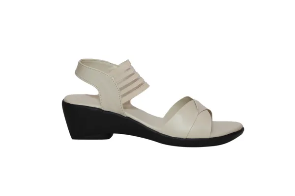 Cream_Elastic_Straps_Wedge_Sandals_For_Women