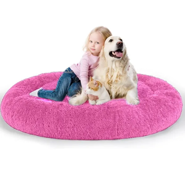Round_Donut_Comfortable_Both_Sides_Ausable_Washable__Dog_Bed_for_Extra_Large_Dogs_l_Extra_Large_Bed_for_Large_Dogs_l_Adult_Dogs_l_XL_and_XXL_Dog_Bed_for_Giant_Dogs_l_Pets_in_Winter_Season