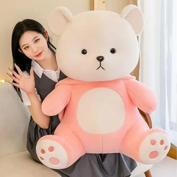 ZEXSAZONE_Cute_Stuffed_Animals_|_Pink_Teddy_Bear_Plush_Toy_for_Kids,_Girls,_and_Adults_|_Soft_Toy_Gift_for_Girlfriend,_Birthday,_and_Cuddles_(32cm)_(Pink)