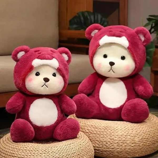 ZEXSAZONE_Huggable_huddie_Teddy_Bear_|_32_cm_|_Plushie_Soft_Toys_for_Kids_|_Plush_Soft_Toys_for_Baby_Boys_and_Girls_Kids_-_Teddy_|_Best_Valentine_Gift_(Red)