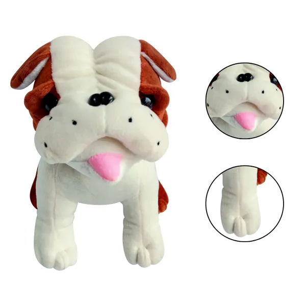 White_Soft_And_Premium_Fabric_Stuffed_Animal_Bulldog_Toy_(24Cm)
