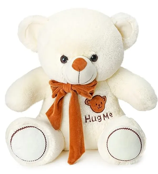 ZEXSAZONE_Soft_Plush_Quality_Fabric_Hug_me_Teddy_Bear_Size_32CM_Cream_Color