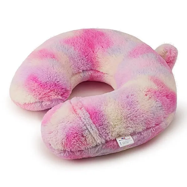 ZEXSAZONE_Soft_plush_Neck_Pillow_for_Airplane_travel_car_train_comfortable_head_rest_pillow_Multicolor