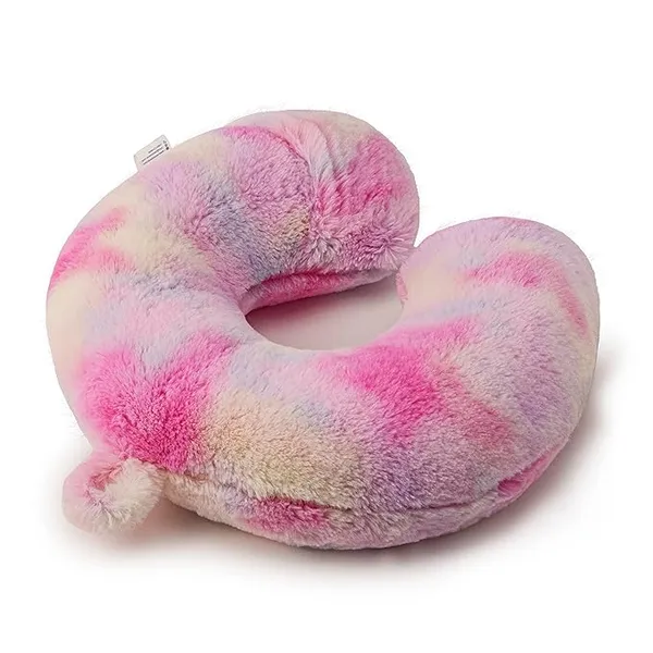 ZEXSAZONE_Soft_plush_Neck_Pillow_for_Airplane_travel_car_train_comfortable_head_rest_pillow_Multicolor