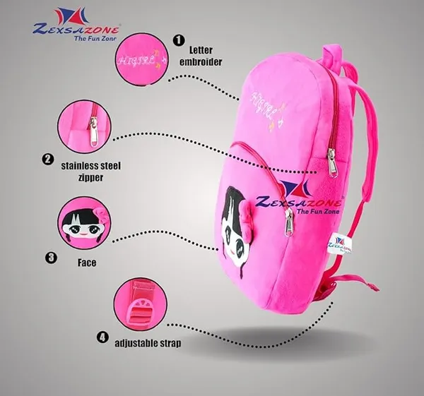 Pink_Soft_And_Premium_Fabric_Backpack_Bag_For_Kids_(16x16x6_Inches)