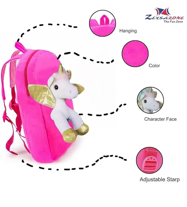 Pink_Soft_And_Premium_Fabric_Backpack_Bag_For_Kids_(16x16x6_Inches)