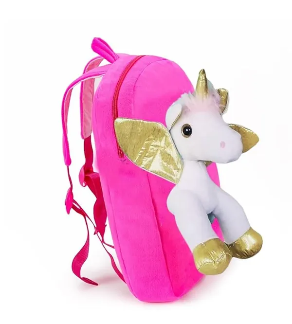 Pink_Soft_And_Premium_Fabric_Backpack_Bag_For_Kids_(16x16x6_Inches)