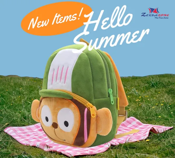 Green_Soft_And_Premium_Fabric_Backpack_Bag_For_Kids_(14_Litre)