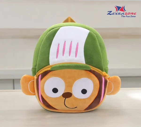 Green_Soft_And_Premium_Fabric_Backpack_Bag_For_Kids_(14_Litre)