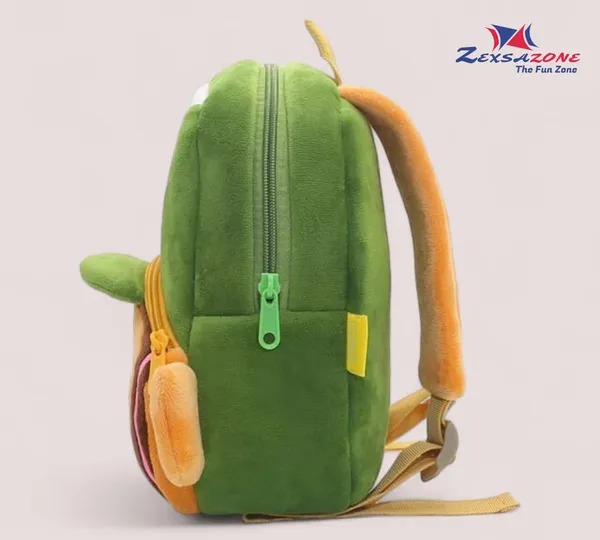 Green_Soft_And_Premium_Fabric_Backpack_Bag_For_Kids_(14_Litre)