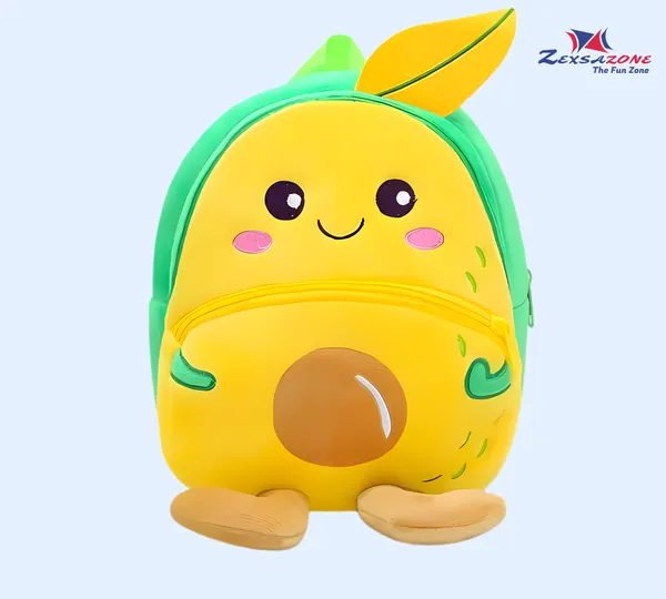 Yellow_Cute_Soft_Animal_Cartoon_Mini_Backpack_Kids_Bags_(16x16x6_Inches)