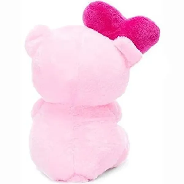 Zexsazone_Soft_Plush_Fabric_Stuffed_Teddy_Bear_with_Mom_Balloon_Size_24-cm_Pink_Color