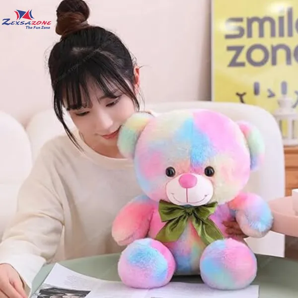 Toy_Cute_Rainbow_Colored_Huggable_Teddy_Bear_|_30_cm_|_Plushie_Soft_Toys_for_Kids_|_Plush_Soft_Toys_for_Baby_Boys_and_Girls_Kids_-_Teddy_|_Best_Valentine_Gift_(Rainbow)