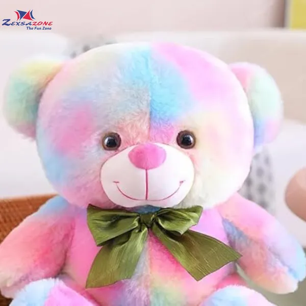 Toy_Cute_Rainbow_Colored_Huggable_Teddy_Bear_|_30_cm_|_Plushie_Soft_Toys_for_Kids_|_Plush_Soft_Toys_for_Baby_Boys_and_Girls_Kids_-_Teddy_|_Best_Valentine_Gift_(Rainbow)