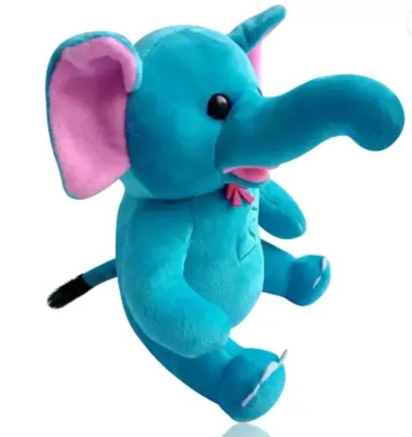 Zexsazone_Soft_push_fabric_animal_Elephant_soft_toy_size_22_cm_length_in_blue_color_gift_for_birthday_boy_girl_new_baby_welcome_lover_girlfriend_sister_brother_-_22_cm__(Blue)