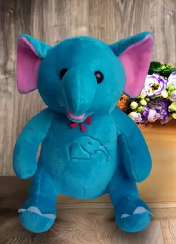 Zexsazone_Soft_push_fabric_animal_Elephant_soft_toy_size_22_cm_length_in_blue_color_gift_for_birthday_boy_girl_new_baby_welcome_lover_girlfriend_sister_brother_-_22_cm__(Blue)
