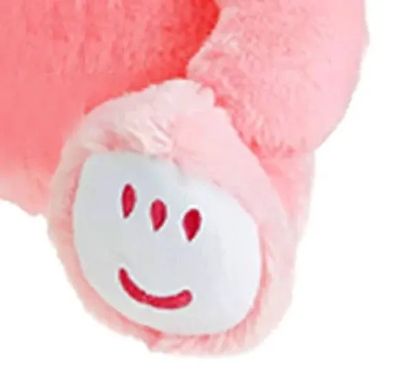 Zexsazone_Soft_push_fabric_smiley_teddy_bear_size_Pink_colour_gift_for_birthday