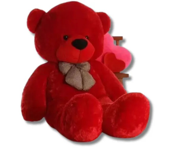 Zexsazone_Soft_toy_imported_fabric_teddy_bear_3_feet_size,_Red_color_-_36_inch__(Red)