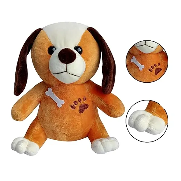 Zexsazone_Stuffed_Animal_Bone_Dog_Soft_Toy,_Adorable_Gifts_for_Kids_and_Adult_l_Plush_Soft_Toys_for_Baby_Boys_and_Girls_Soft_Toys,_Birthday_Gift_for_Girls/Wife,_Boyfriend/Husband,_22_cm_Brown