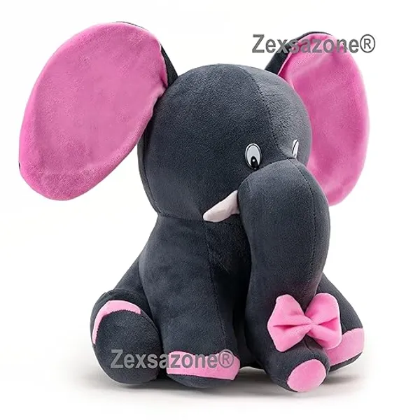 Zexsazone_Stuffed_Soft_Toy__Elephant_(32_Cm,_Grey)