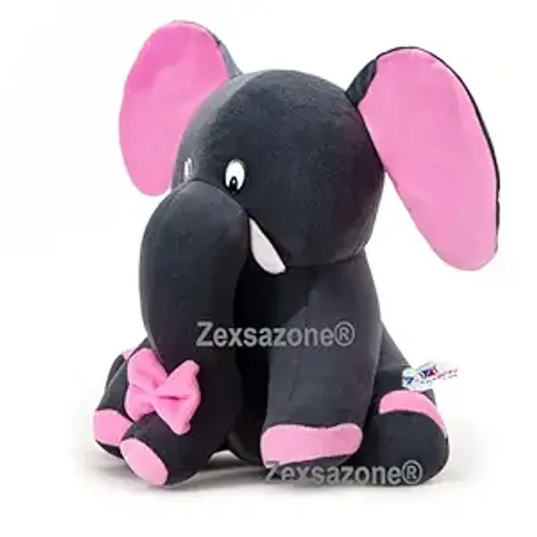 Zexsazone_Stuffed_Soft_Toy__Elephant_(32_Cm,_Grey)
