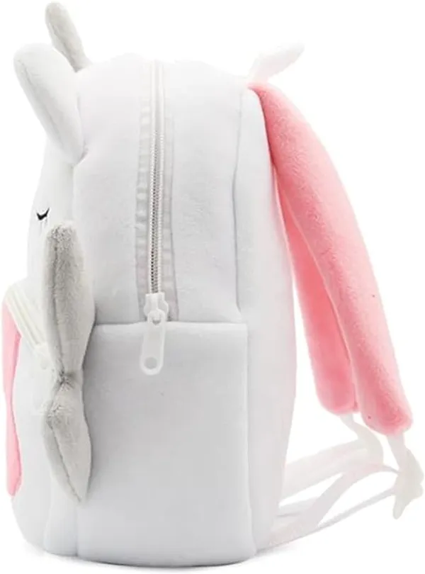 Zexsazone_Unicorn_Plush_Backpack_for_Kids,_Toddler_Animal_Cartoon_Bag,_Children_Fluffy_Toys_Food_Knapsack_for_Preschool,_Outdoor_Play