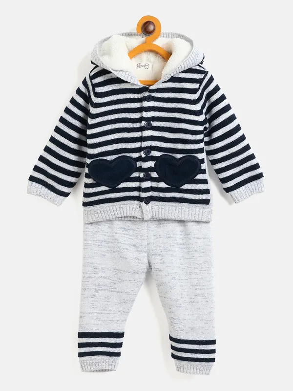 2-Piece_Blue_Full_Sleeve_Cotton_Faux_Fur_Winter_Set_For___Kids