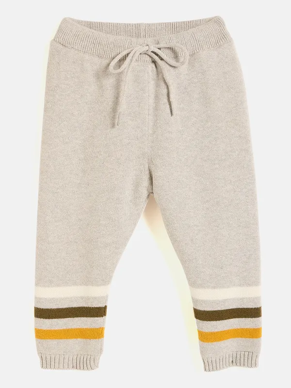 2-Piece_Grey_Full_Sleeve_Cotton_Faux_Fur_Winter_Set_For_Unisex_Kids