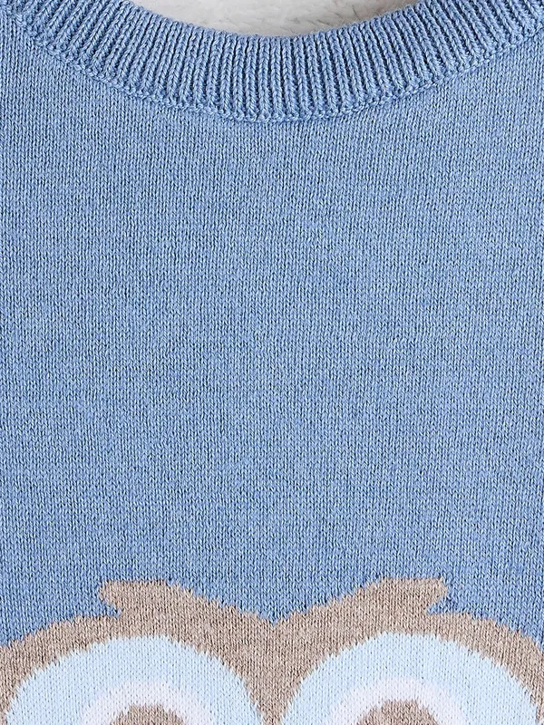 JWAAQ_Infants_Unisex_Winter_Romper_With_Fur_Lined_-_Blue