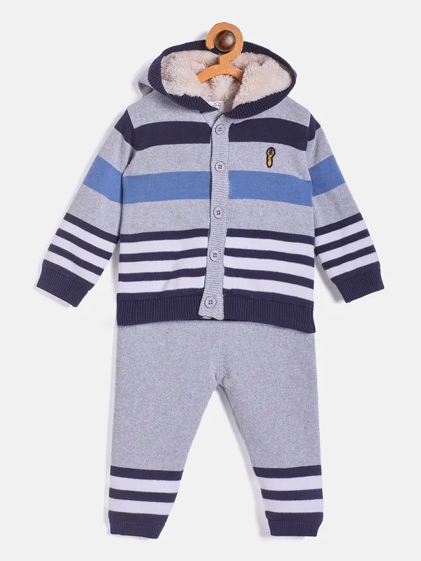 2-Piece_Blue_Full_Sleeve_Cotton_Faux_Fur_Winter_Set_For_Boys