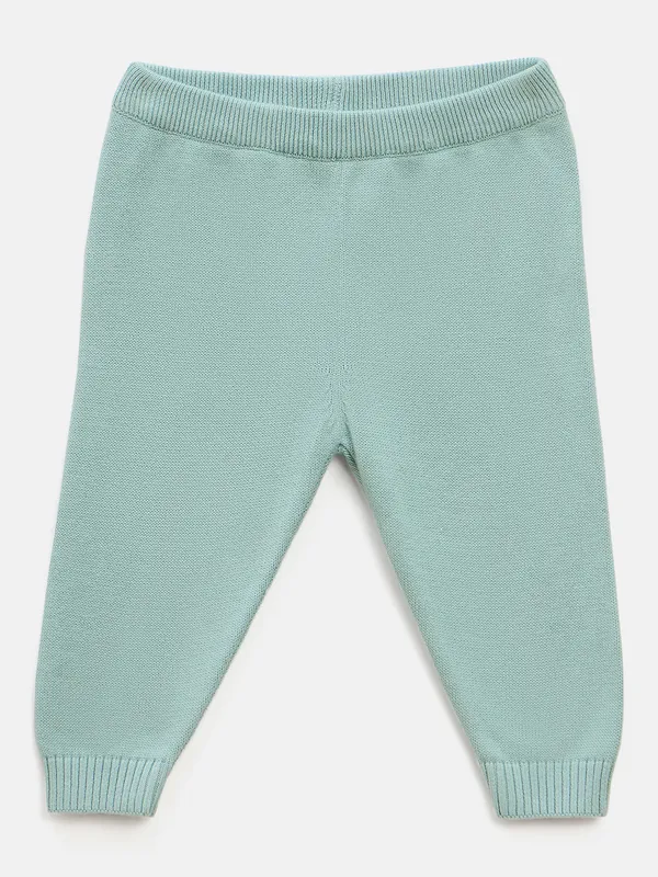 JWAAQ_Cotton_Knit_Full_Sleeve_Baby_kids_unisex_Winter_2_pcs_set-Mint