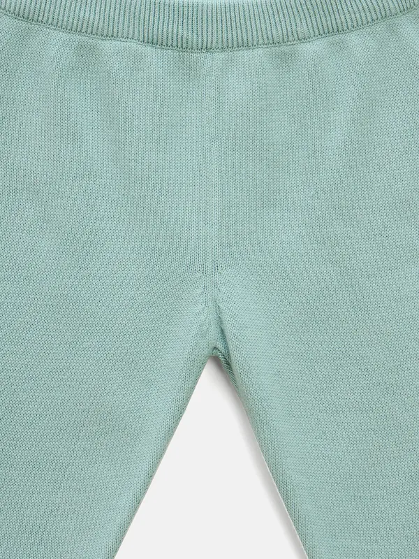 JWAAQ_Cotton_Knit_Full_Sleeve_Baby_kids_unisex_Winter_2_pcs_set-Mint