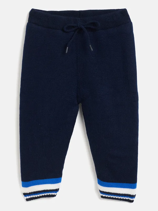 2-Piece_Navy_Blue_Full_Sleeve_Cotton_Faux_Fur_Winter_Set_For_Boys