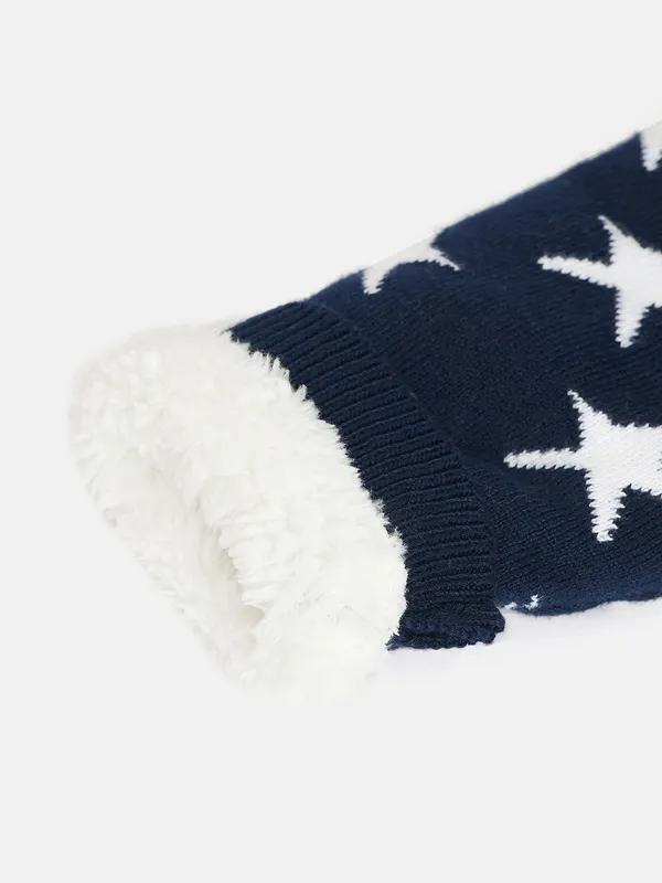 Navy_Blue_Infants_Full_Sleeve_Cotton_Fur_Lined_Romper_Unisex