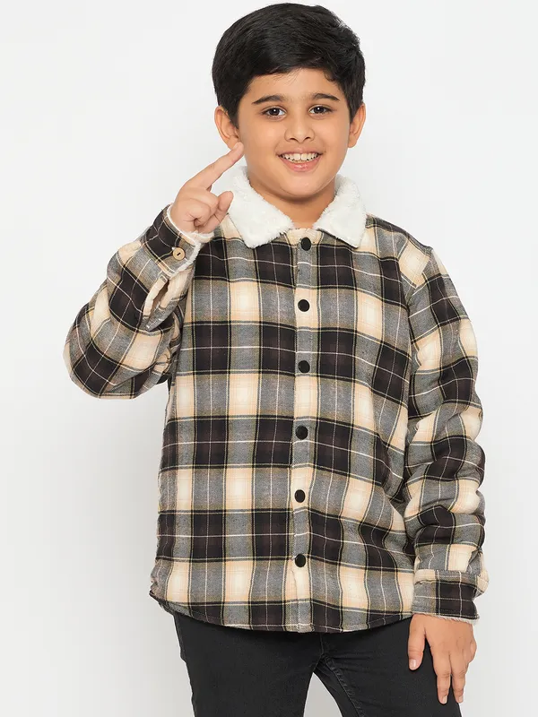 JWAAQ_Boys_Checked_Cardigan