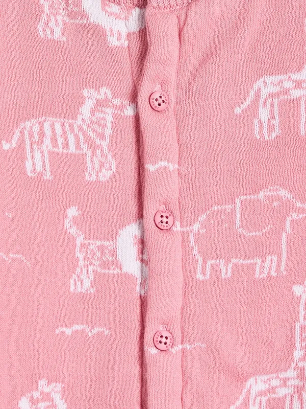 Pink_Infants_Full_Sleeve_Cotton_Fur_Lined_Romper_For___Kids