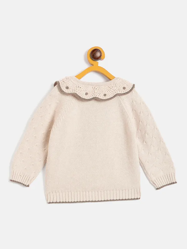 JWAAQ_Baby_kids_Girls_Winter_Full_Sleeve_3_pcs_set_with_Cap-Oatmeal