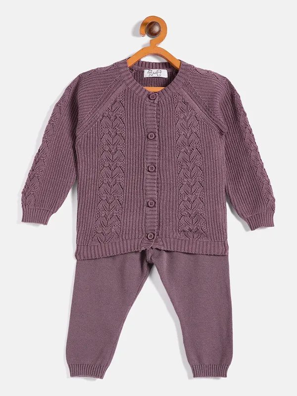 2-Piece_Mauve_Full_Sleeve_Cotton_Winter_Set_For___Kids