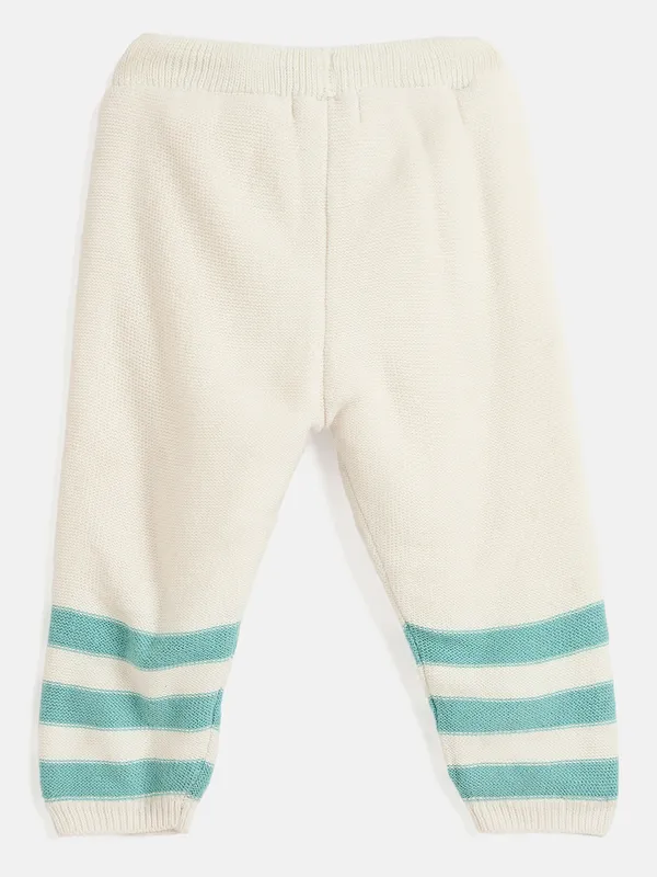 JWAAQ_Cotton_Knit_Full_Sleeve_Baby_kids_unisex_Winter_2_pcs_set_With_Fur_Lined-Green
