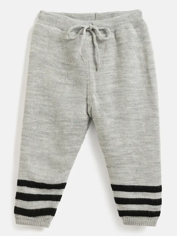 2-Piece_Black_Full_Sleeve_Cotton_Faux_Fur_Winter_Set_For_Boys