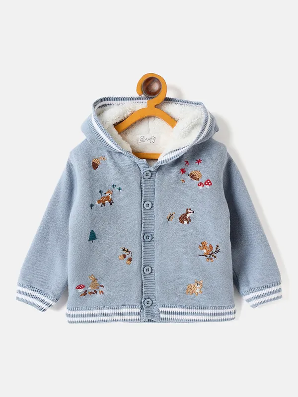 JWAAQ_Full_Sleeve_Baby_kids_unisex_Winter_2_pcs_set_with_Faux_Fur