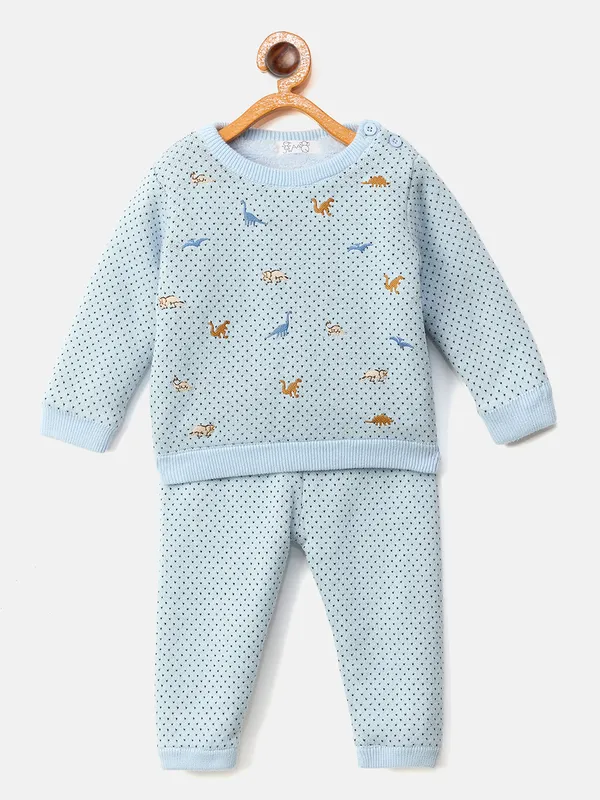JWAAQ_Full_Sleeve_Baby_kids_unisex_Winter_2_pcs_set_with_Faux_Fur