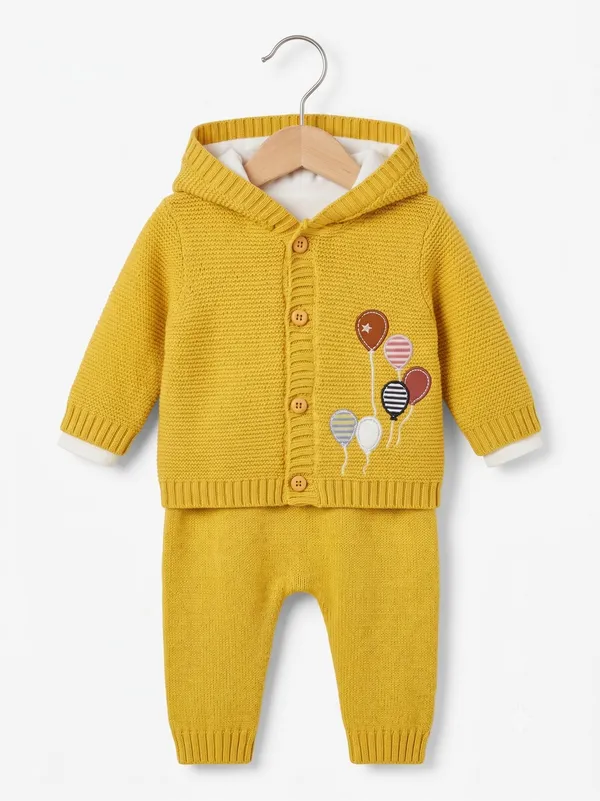 JWAAQ_Full_Sleeve_Baby_kids_unisex_Winter_2_pcs_set_with_Faux_Fur